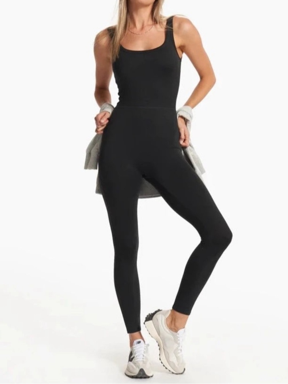 New Vuori fitted tank jumpsuit jogger, Sz S
